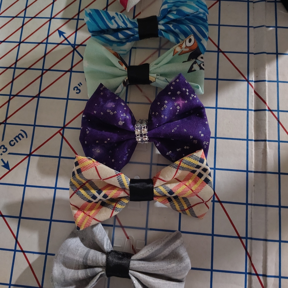 Blue and Green Hair Accessories Set